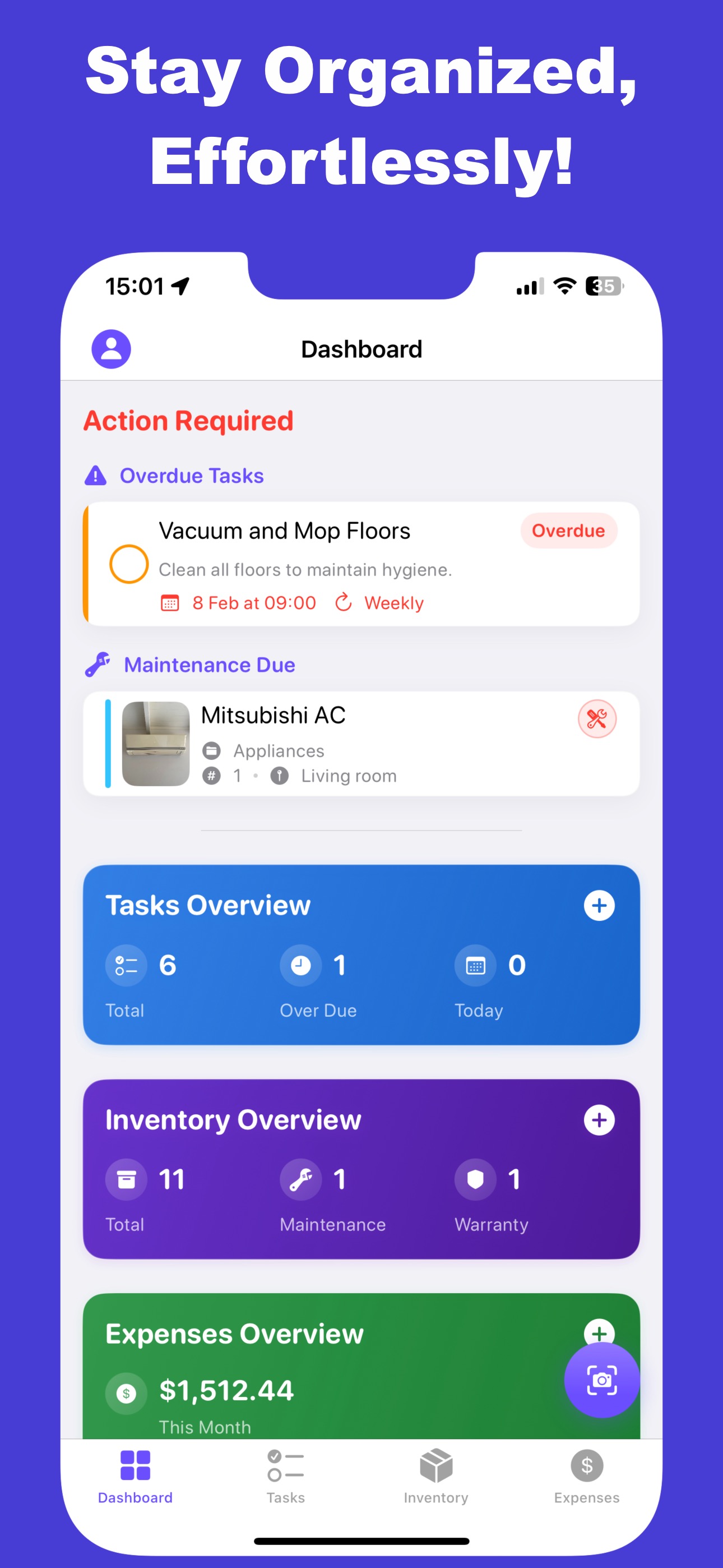 HomeBasis Dashboard